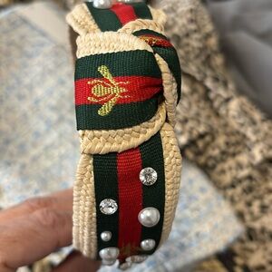 Red And Green Head Band